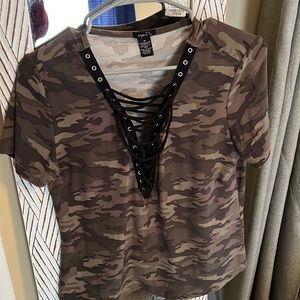 Camo top